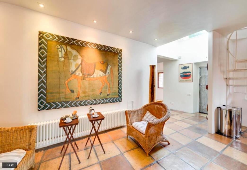 Luxury Art Apartment In Trastevere With Terrace Rom Exterior foto
