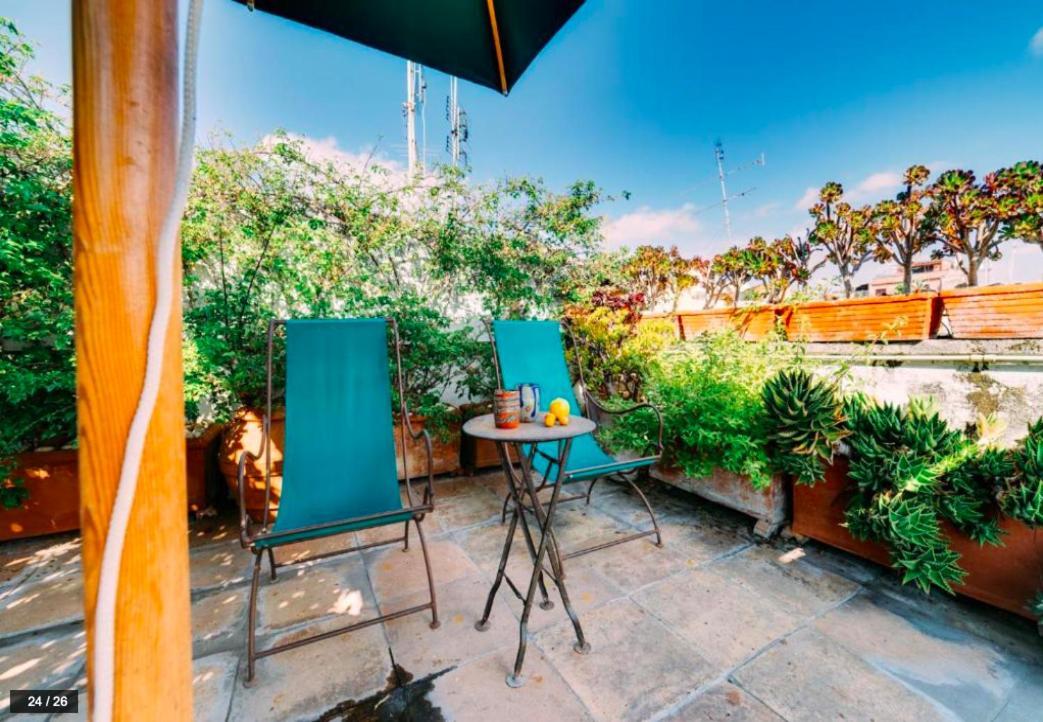 Luxury Art Apartment In Trastevere With Terrace Rom Exterior foto